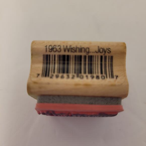 Christmas Lot Of 4 Stamps Wood/Rubber Tree Stocking To/From Pre-Owned - Picture 7 of 13